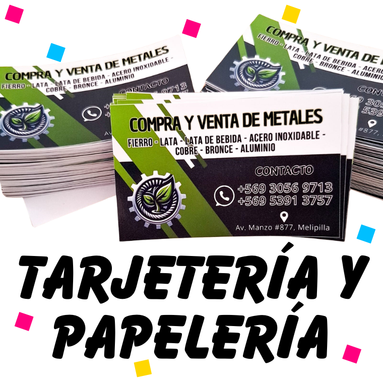 Tarjetería y Papelería