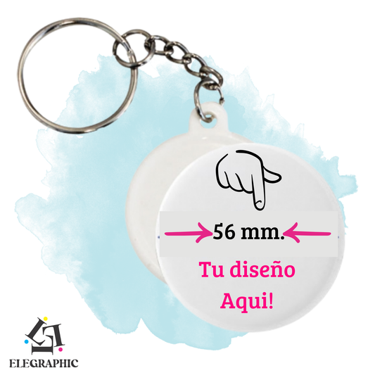 Chapita Llavero 56mm.