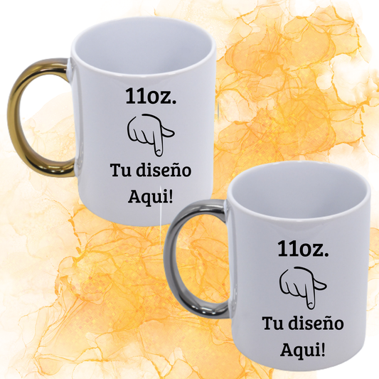 Tazón mango metálico 11oz.